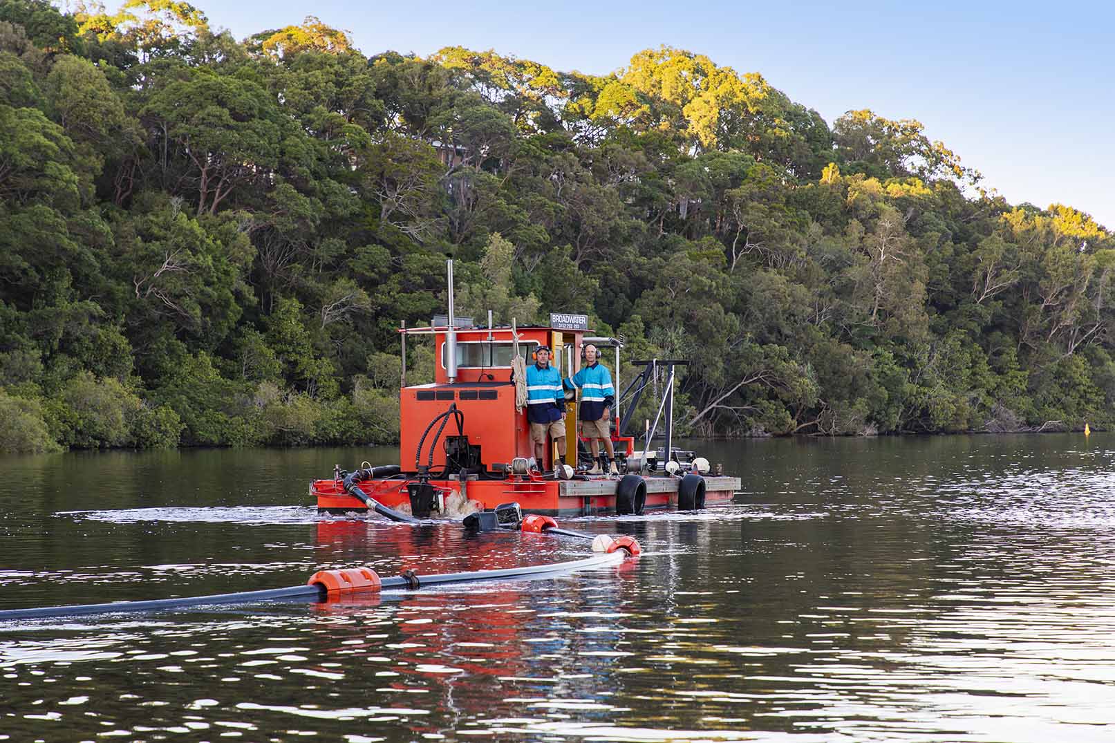 Nautique Dredging operations on Queensland waterway